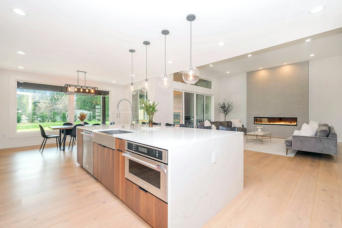 Remodeled modern kitchen